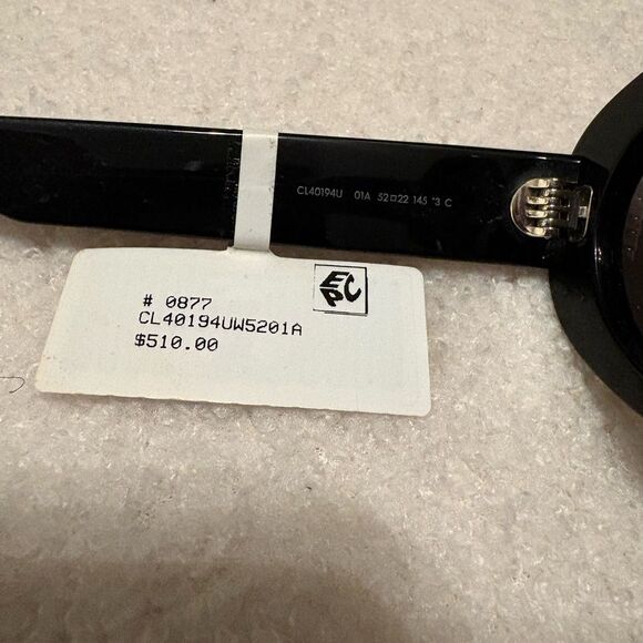 Celine Triomphe 52MM Oval Sunglasses NWT - Picture 11 of 12